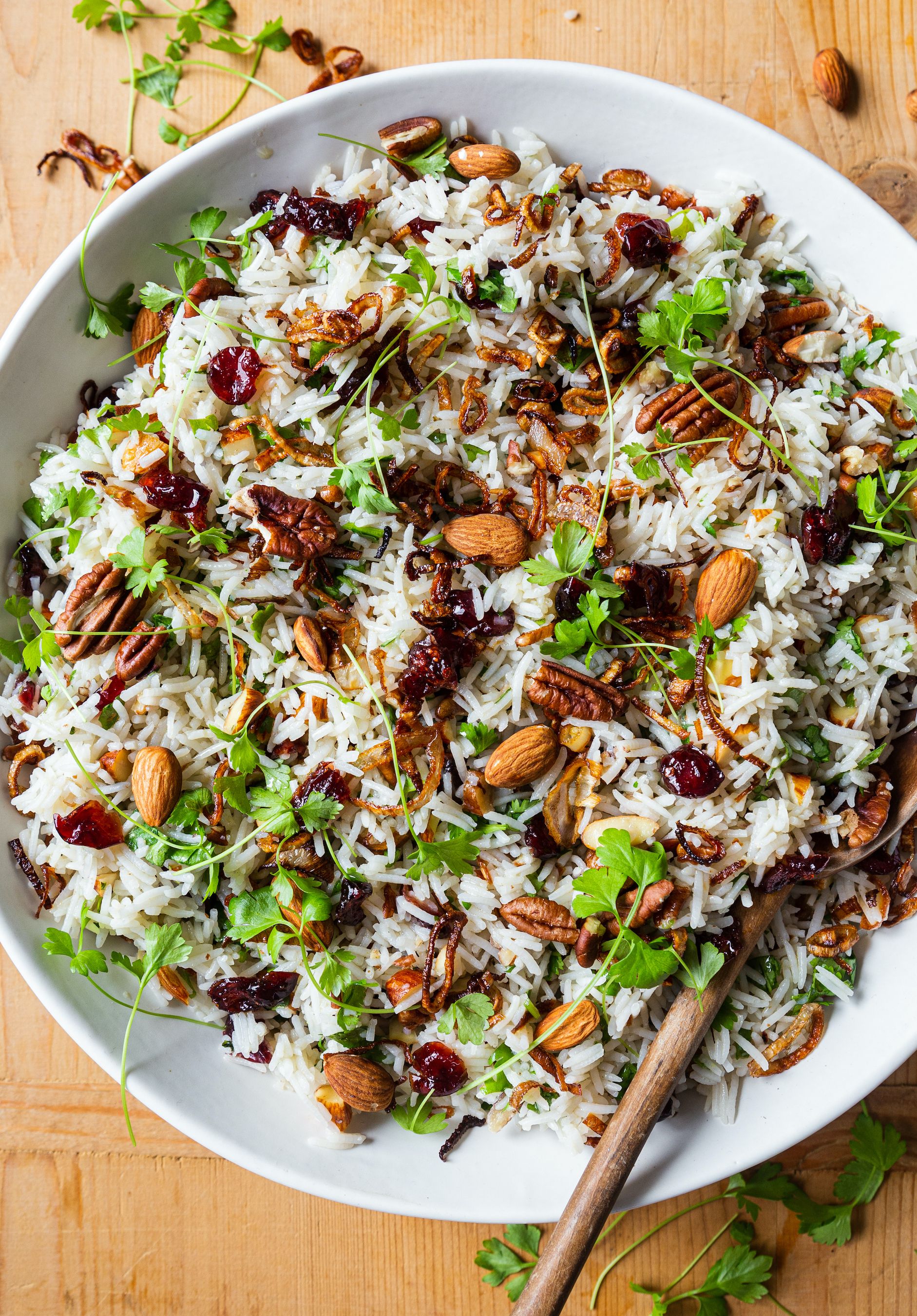 How to Make Cranberry Rice Pilaf w/ Crispy Shallots | Video Recipe The ...