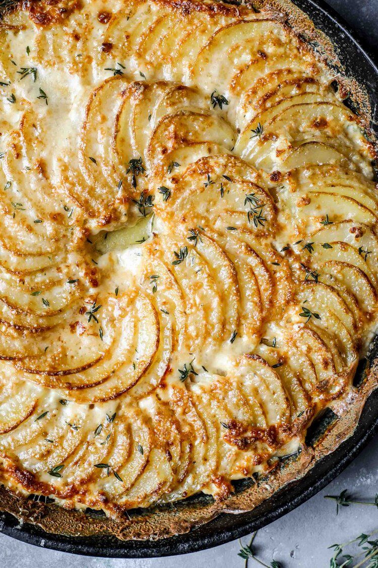 Crispy Garlic Potato Gratin Recipe The Feedfeed