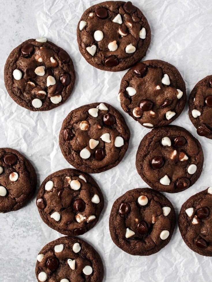 Inside Out Triple Chocolate Cookies Recipe | The Feedfeed