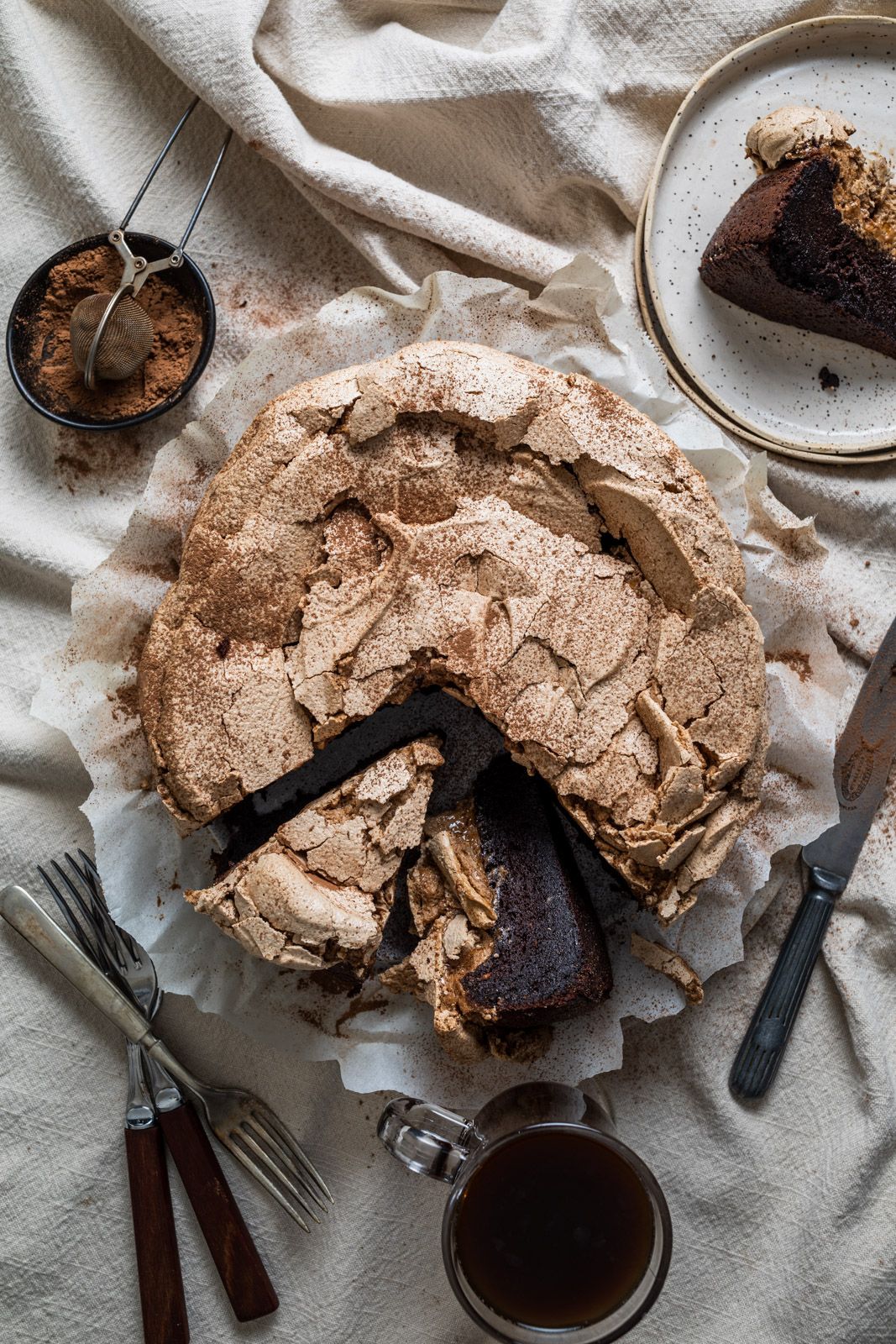 Chocolate Meringue Food Processor Cake Recipe The Feedfeed
