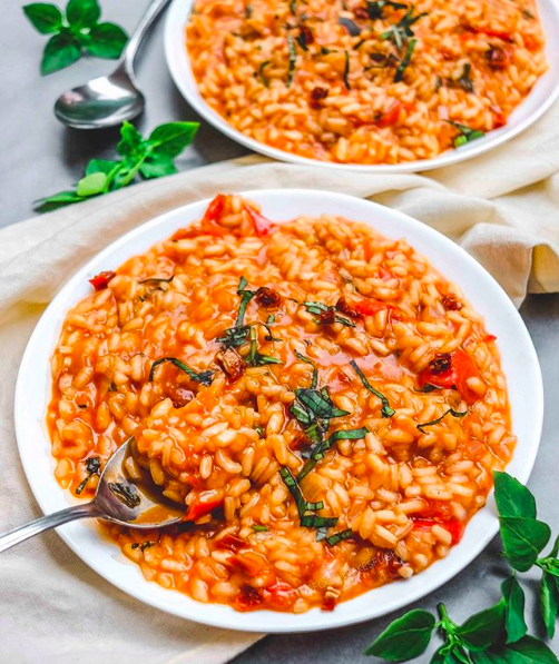 Tomato Basil Risotto