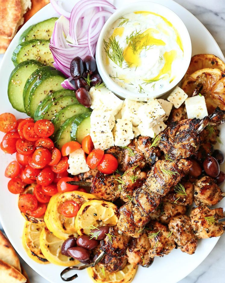 Greek Chicken Kebabs Recipe | The Feedfeed