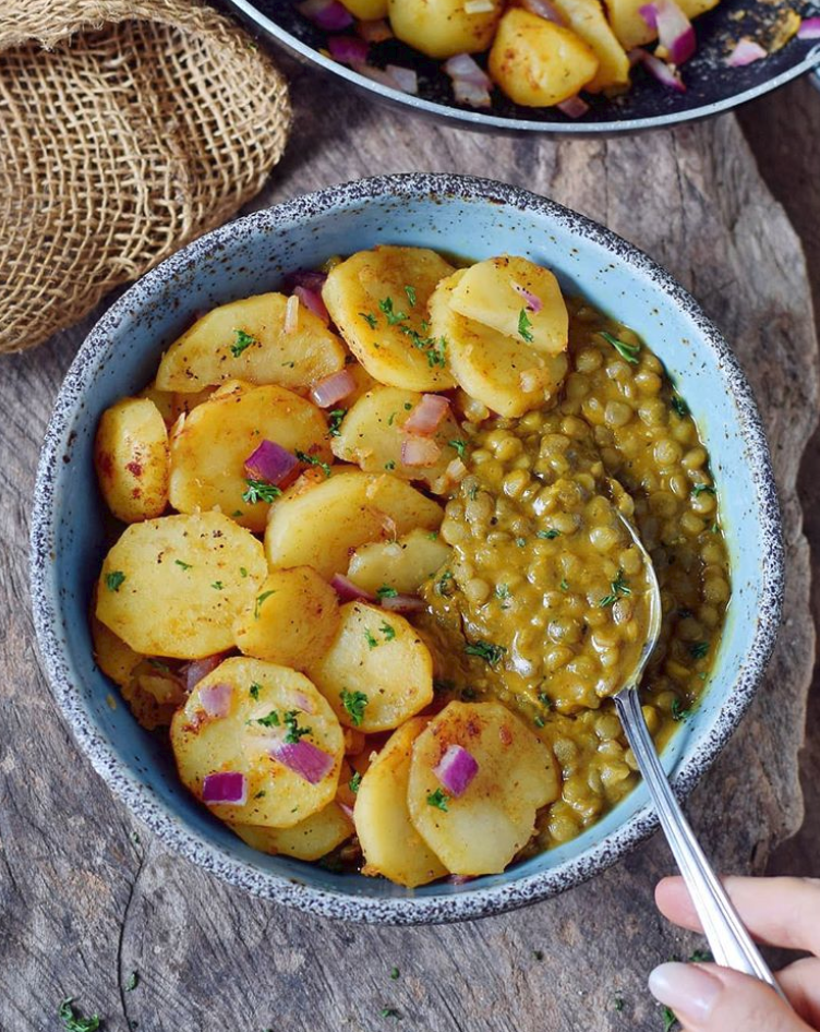 Lentil and Potato Stew by elavegan | Quick & Easy Recipe | The Feedfeed