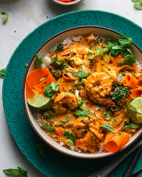 Thai Red Curry with Shrimp Recipe | The Feedfeed