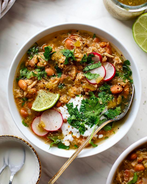 Smoked Chicken Verde Soup By Howsweeteats Quick Easy Recipe The Feedfeed