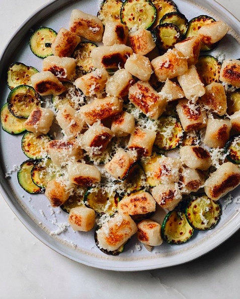 Cheesy Cauliflower Gnocchi With Zucchini Recipe The Feedfeed 4119