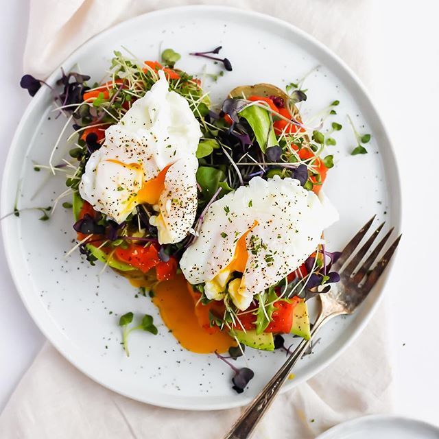 Sweet Potato Toast with Poached Eggs Recipe | The Feedfeed