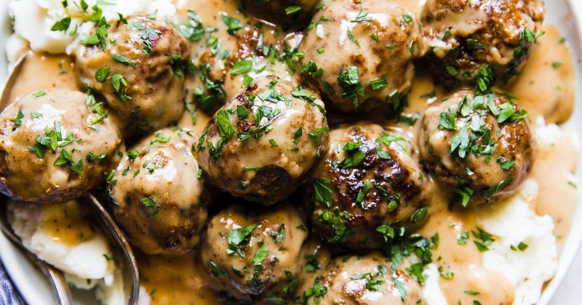 Swedish Meatballs The Modern Proper Recipe The Feedfeed