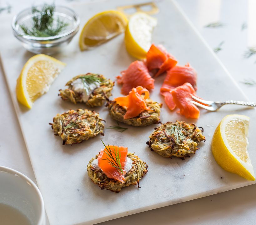 Potato Latkes with Smoked Salmon Recipe The Feedfeed