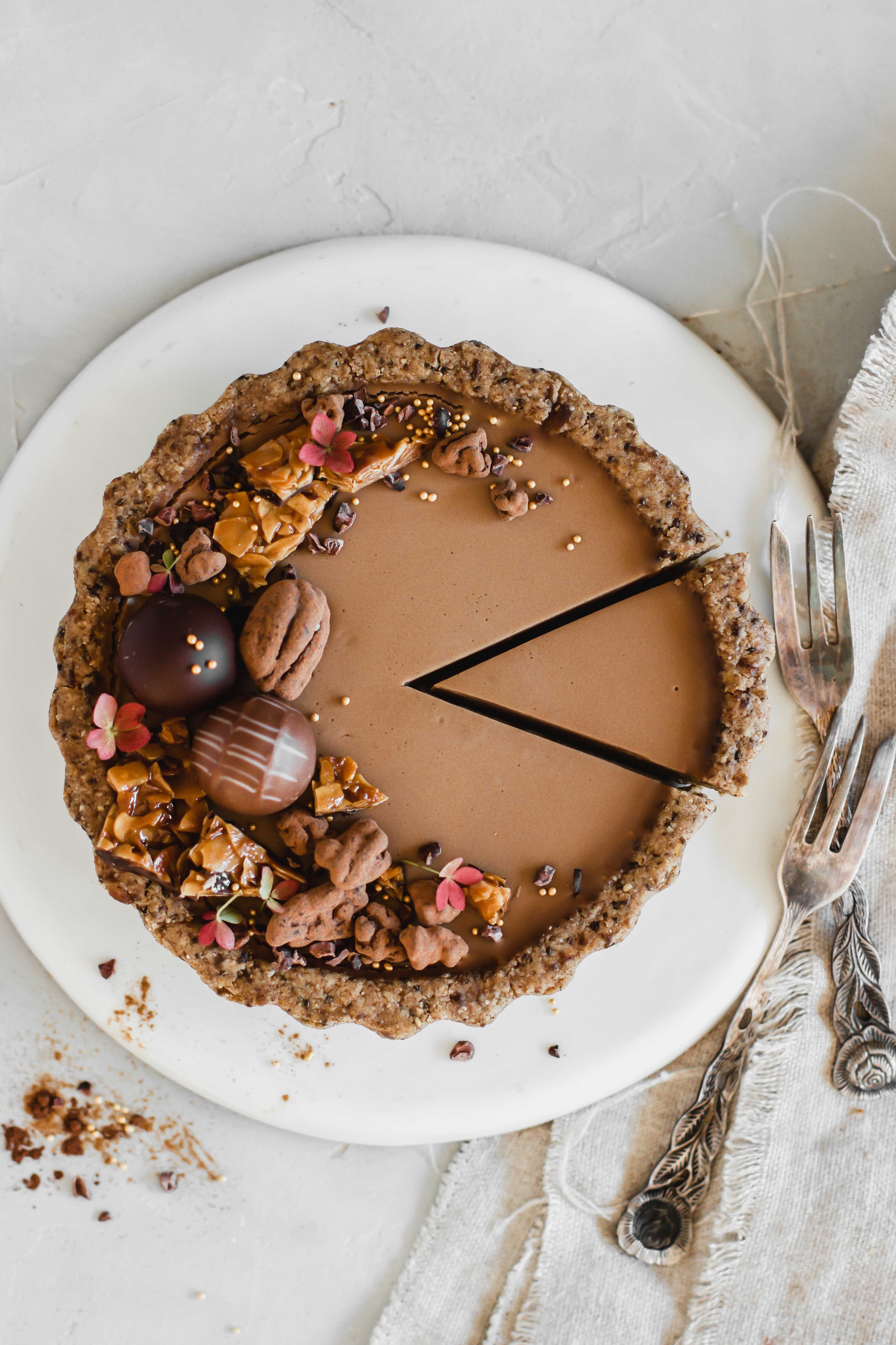 Raw Mocha Tart with Hazelnut Crust Recipe The Feedfeed