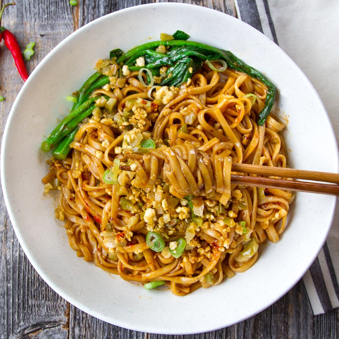 Spicy Udon Noodles with Tofu and Chili Oil Recipe | The Feedfeed