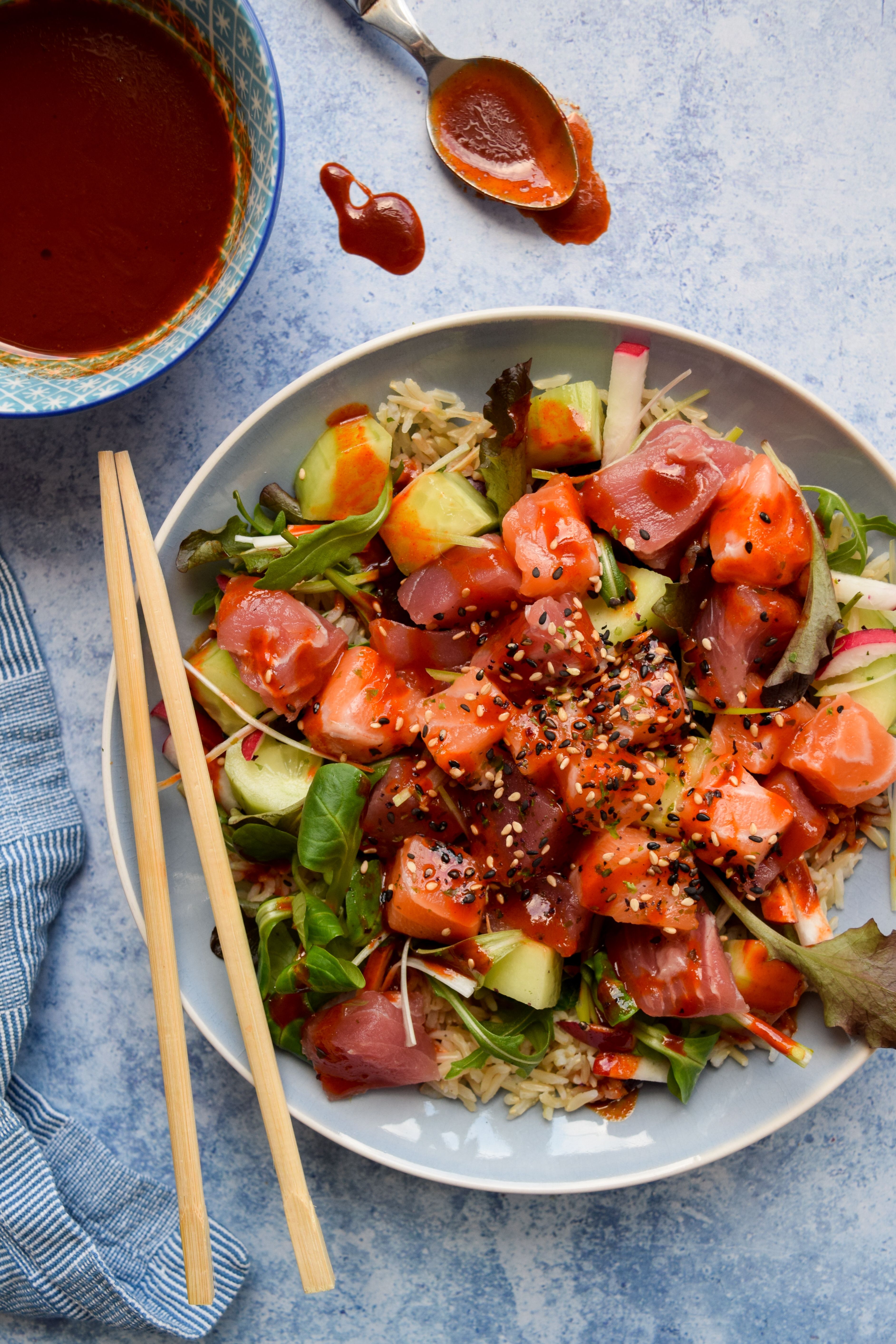 Spicy Sashimi Salad by missrachelphipps | Quick & Easy Recipe | The