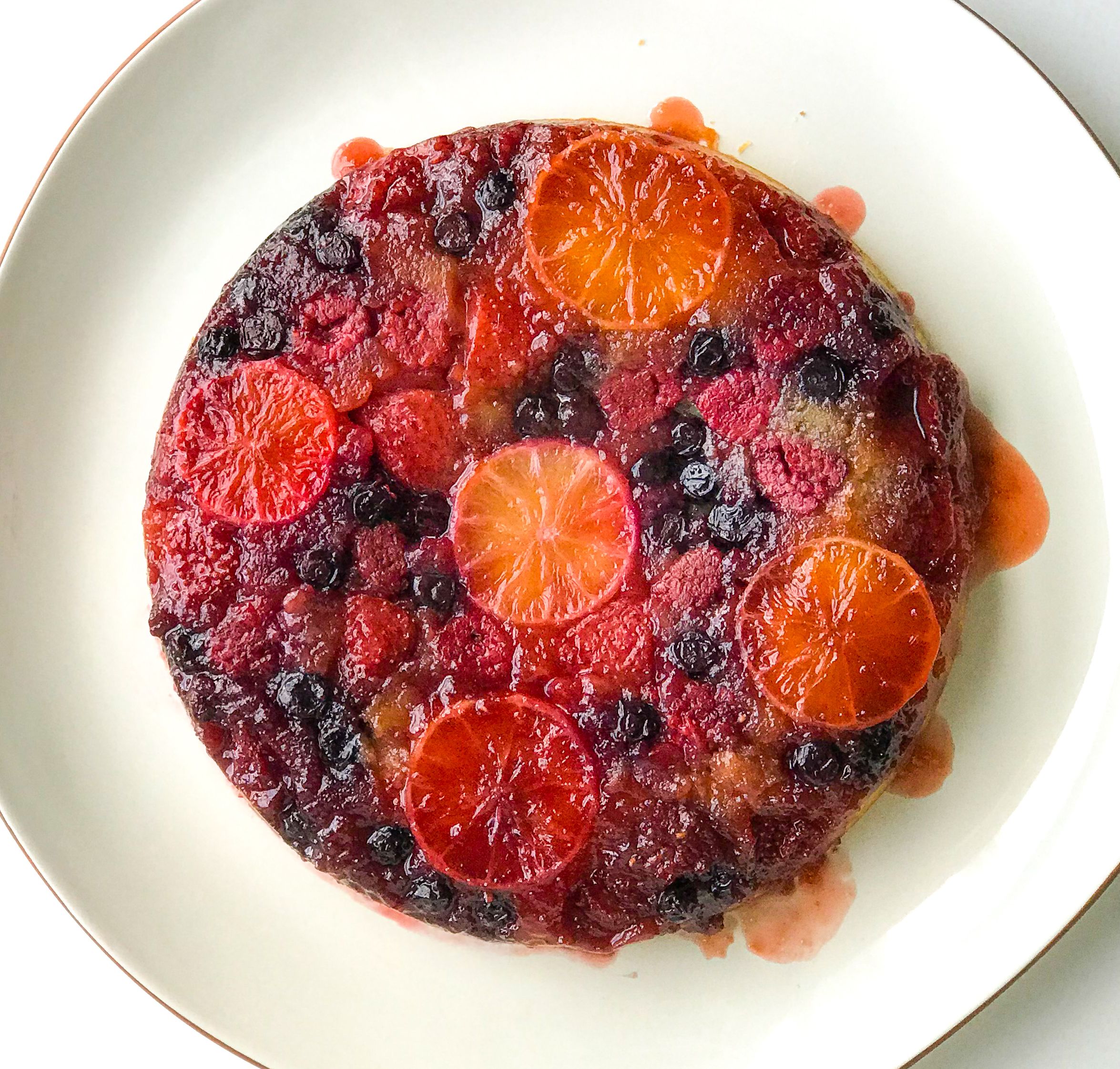 Upside Down Berry Cake Recipe The Feedfeed 
