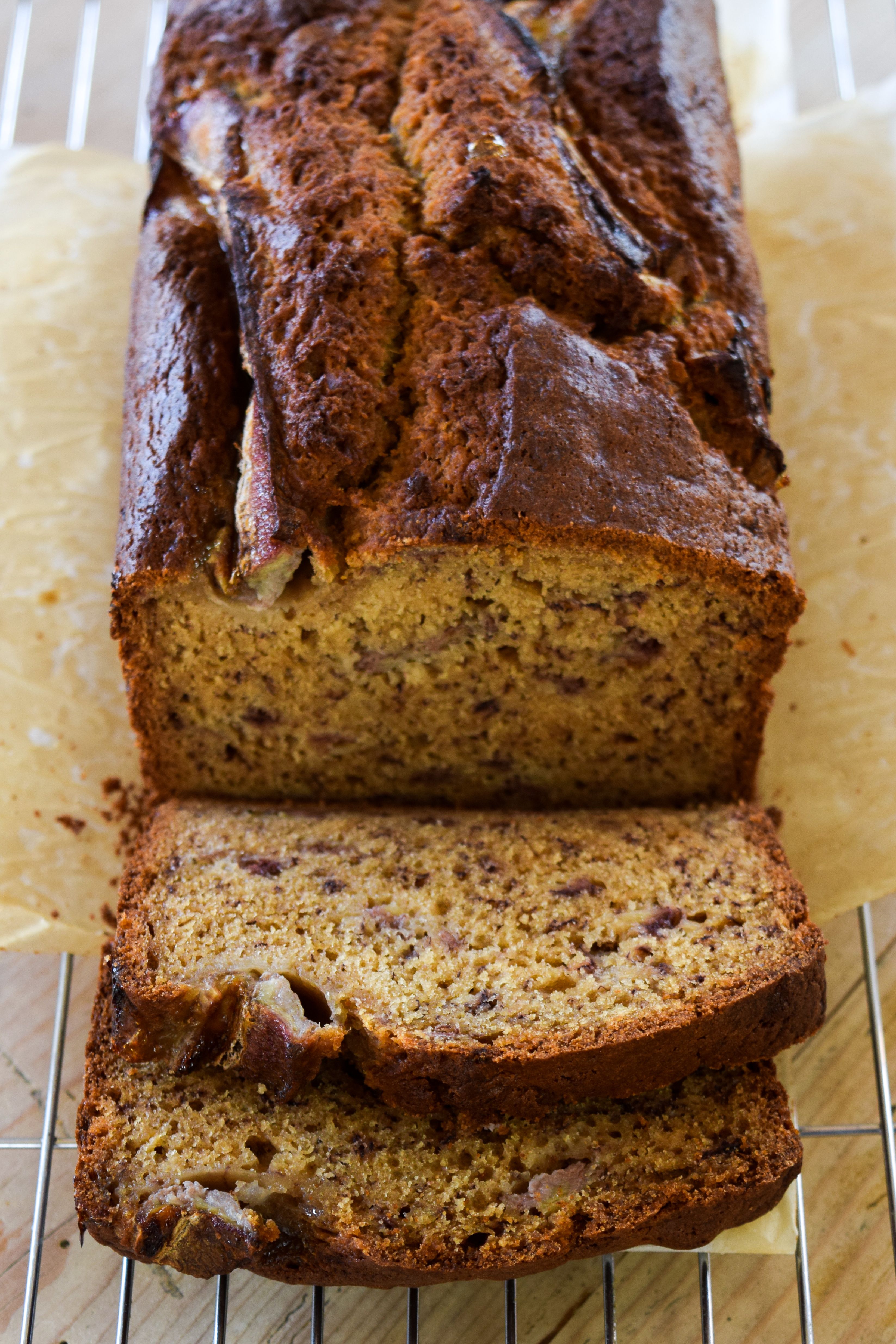 Brown Sugar Buttermilk Banana Bread By Missrachelphipps Quick Easy Recipe The Feedfeed