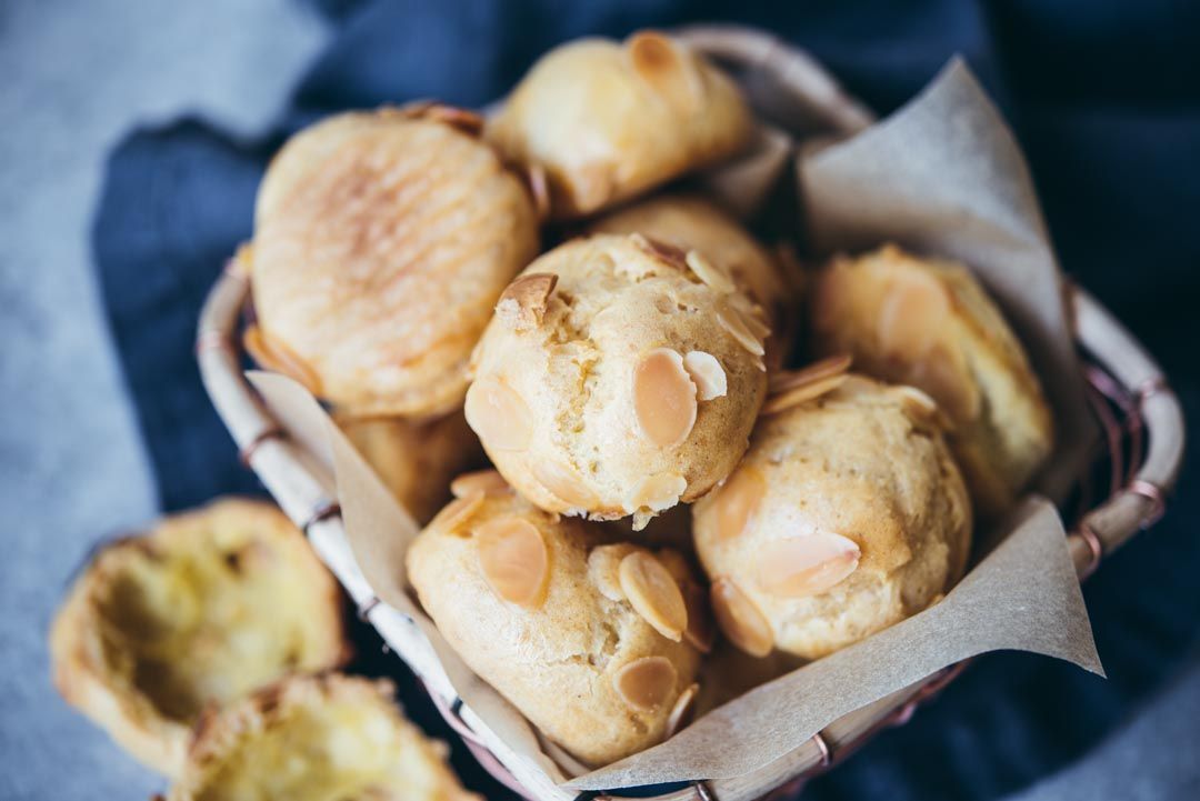 Almond Choux Puffs By Saltnpepperhere Quick Easy Recipe The Feedfeed