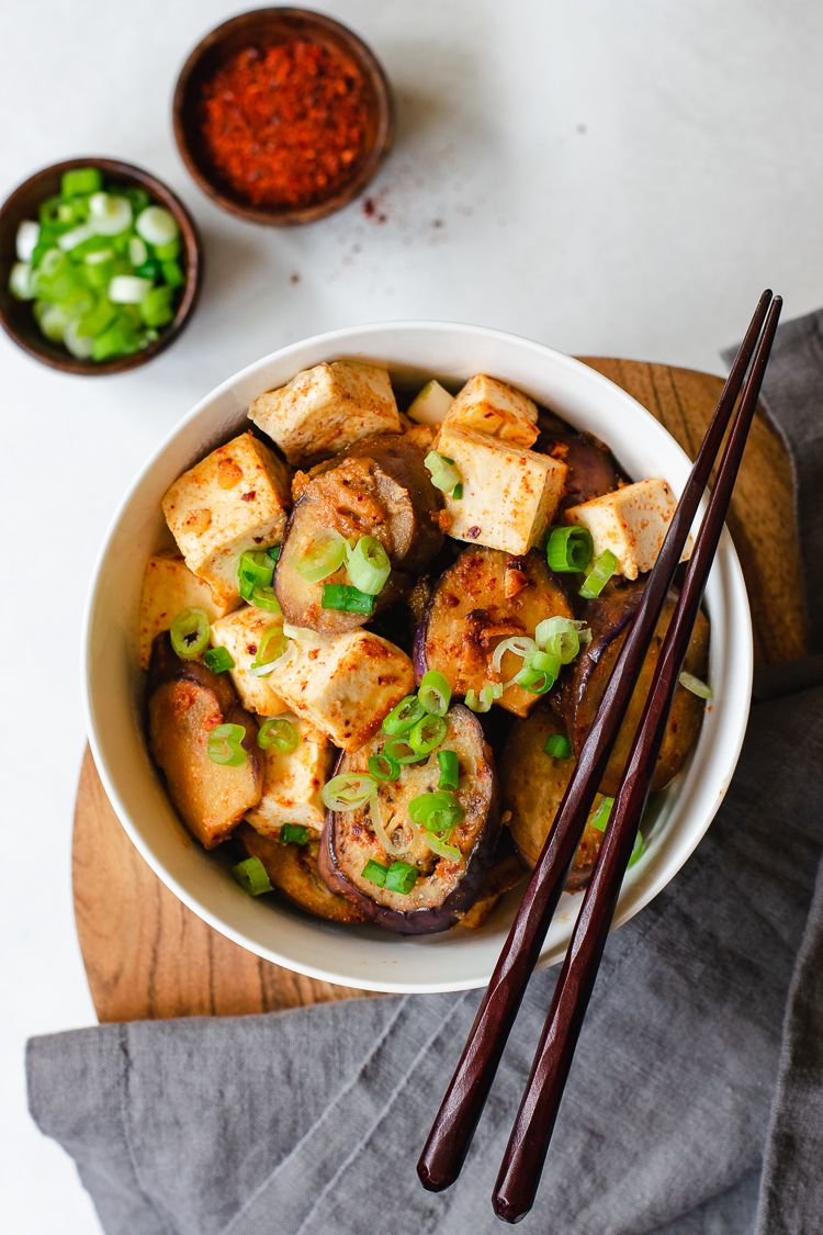 Spicy Miso Eggplant Tofu Recipe The Feedfeed