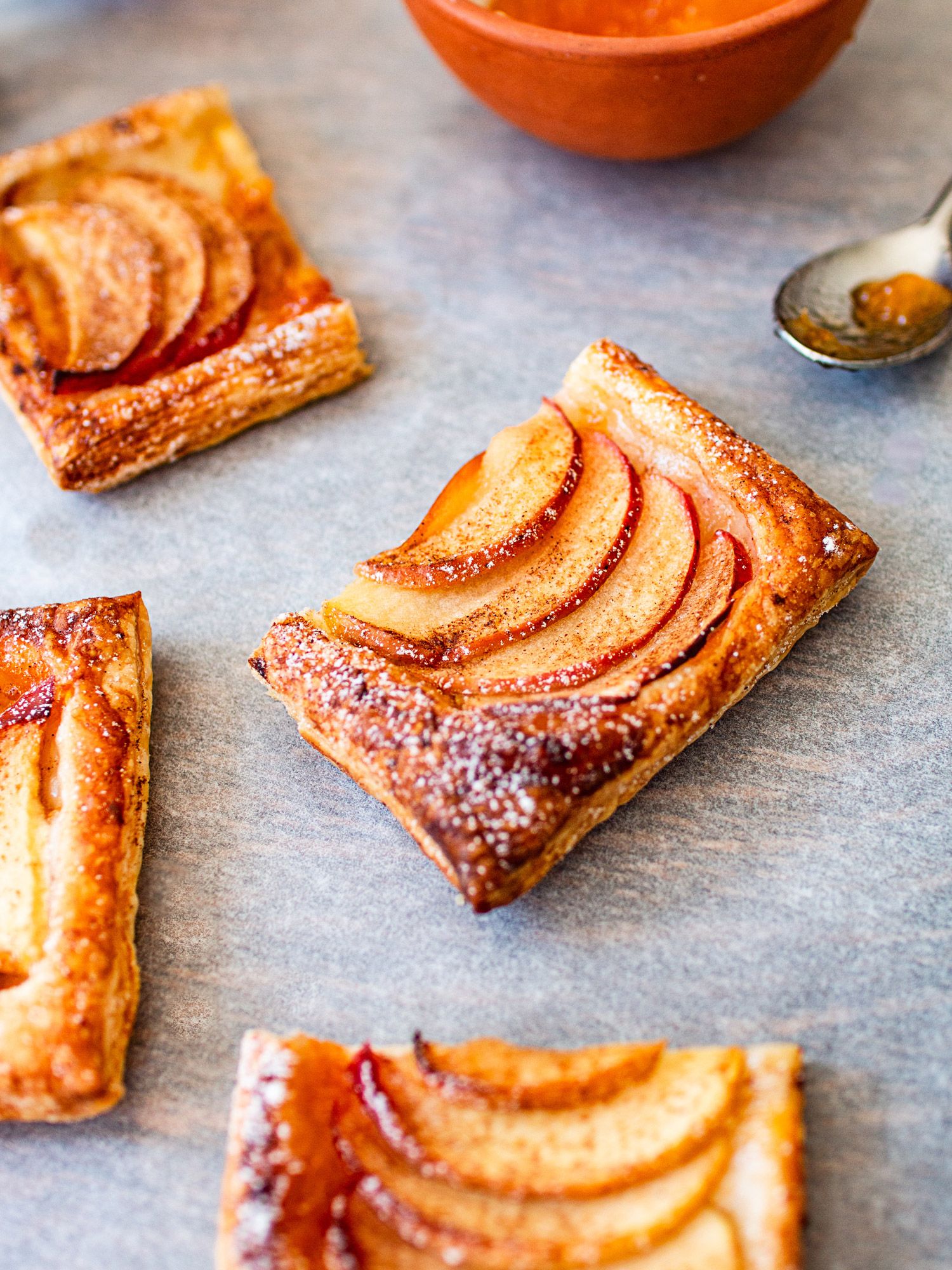 Apple Cinnamon Puff Pastry Squares Recipe | The Feedfeed