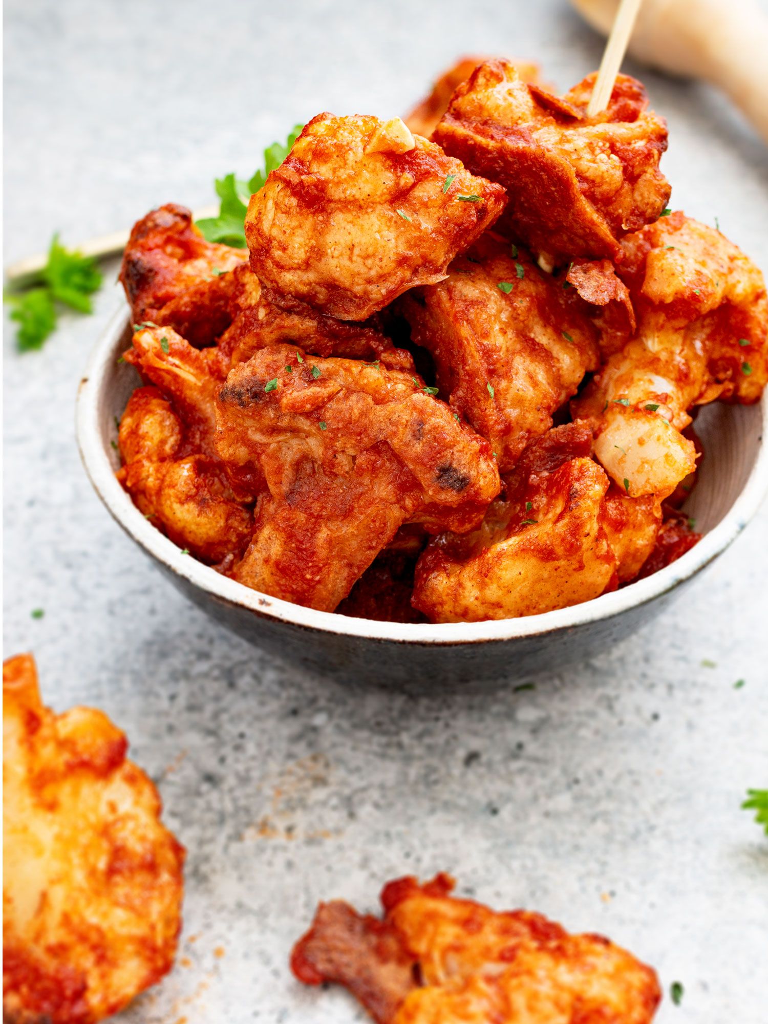 Buffalo Spiced Cauliflower recipe by K33 Kitchen | The Feedfeed