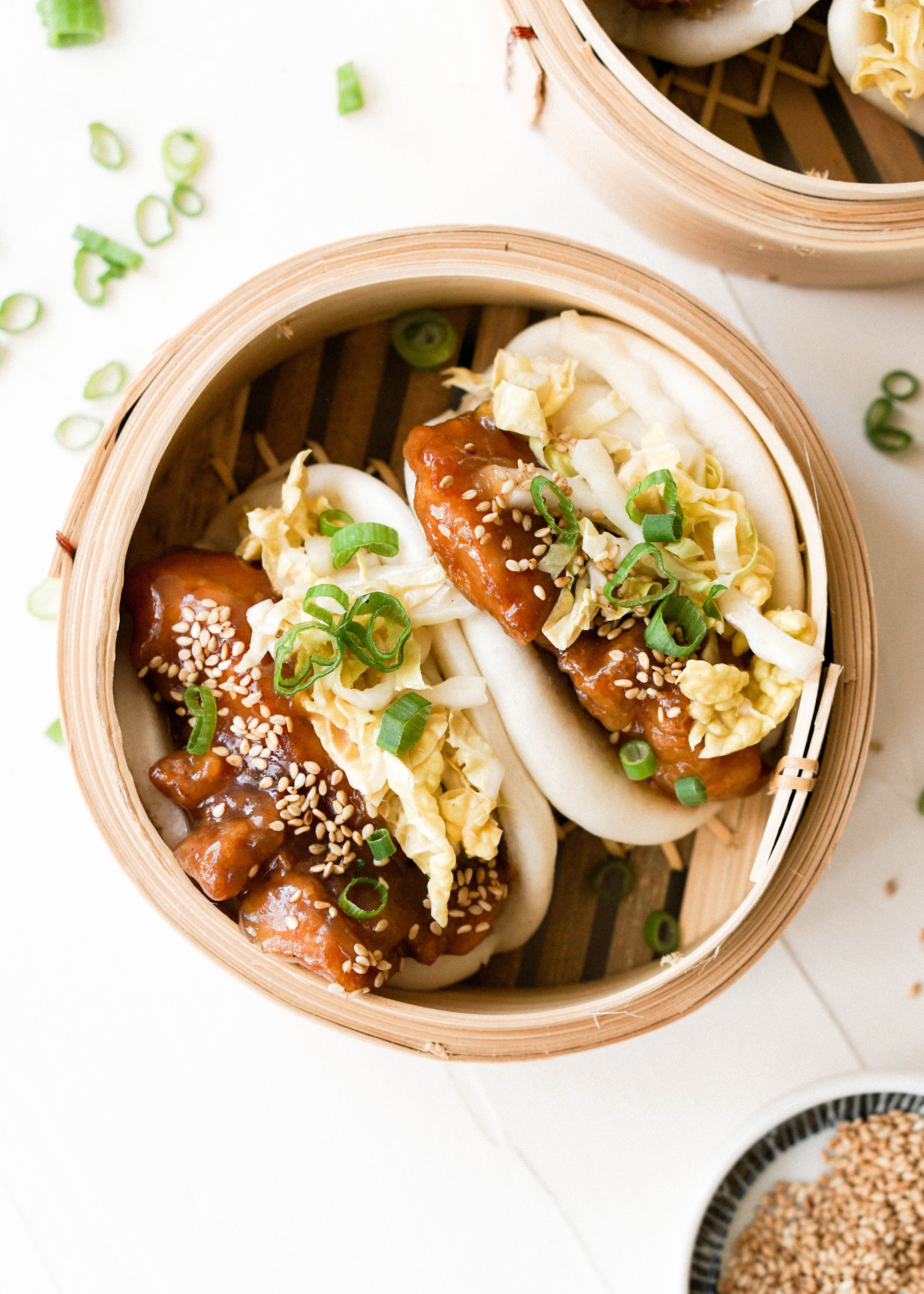 Sesame Chicken Steamed Buns by eatchofood | Quick & Easy Recipe | The ...