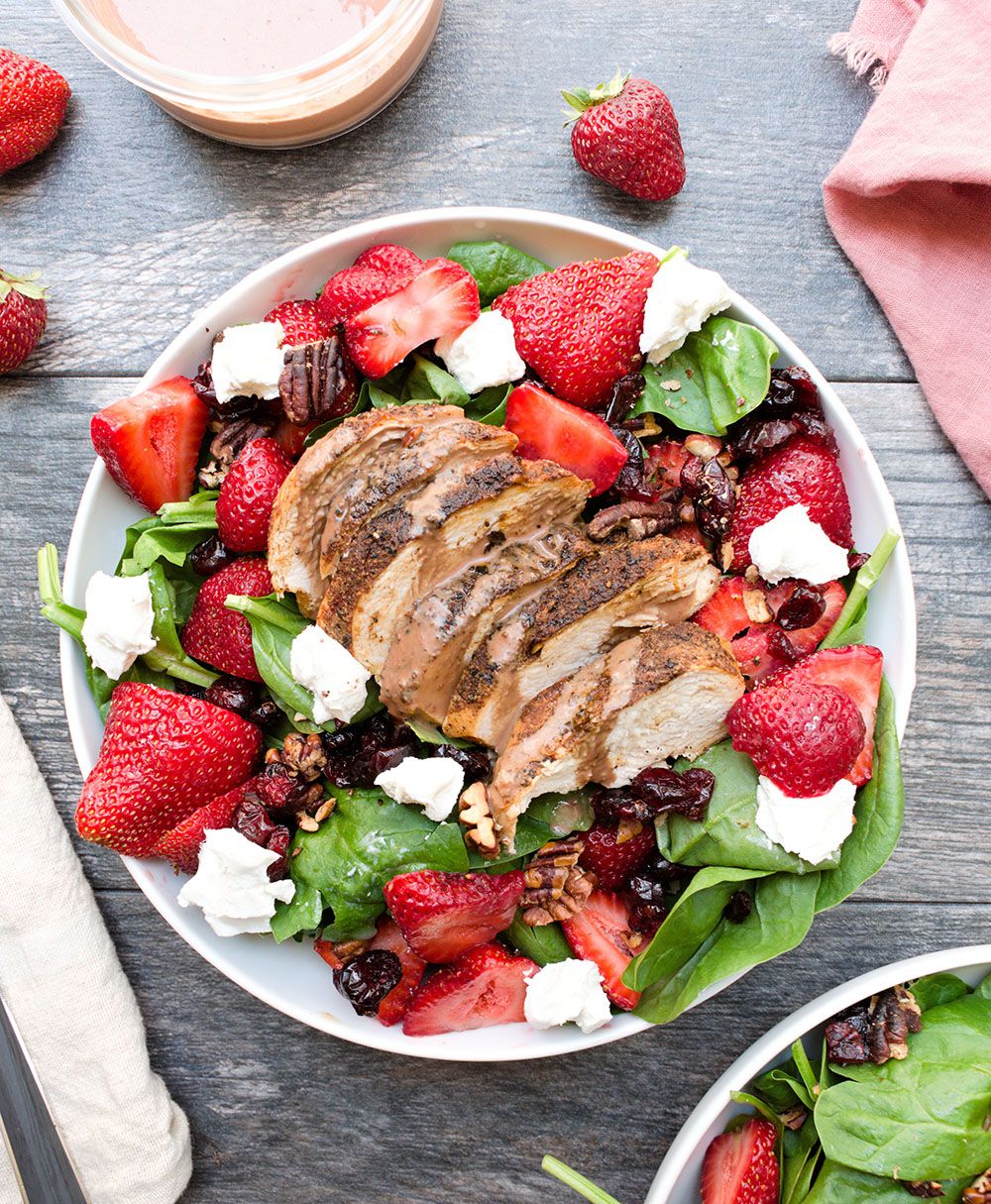 Blackened Chicken Salad with Strawberry Balsamic Vinaigrette by ...