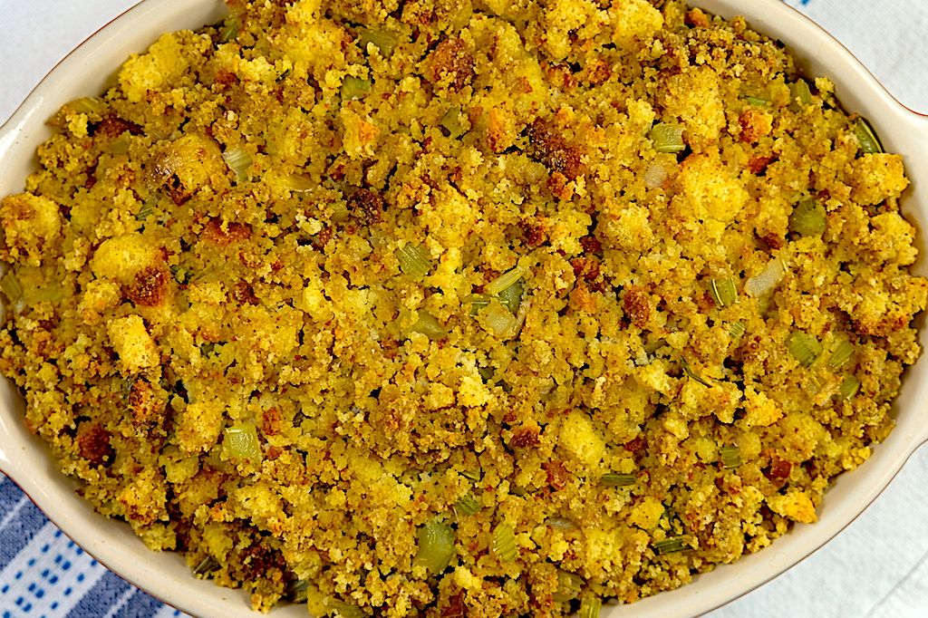 Mom's Sausage and Cornbread Dressing Recipe