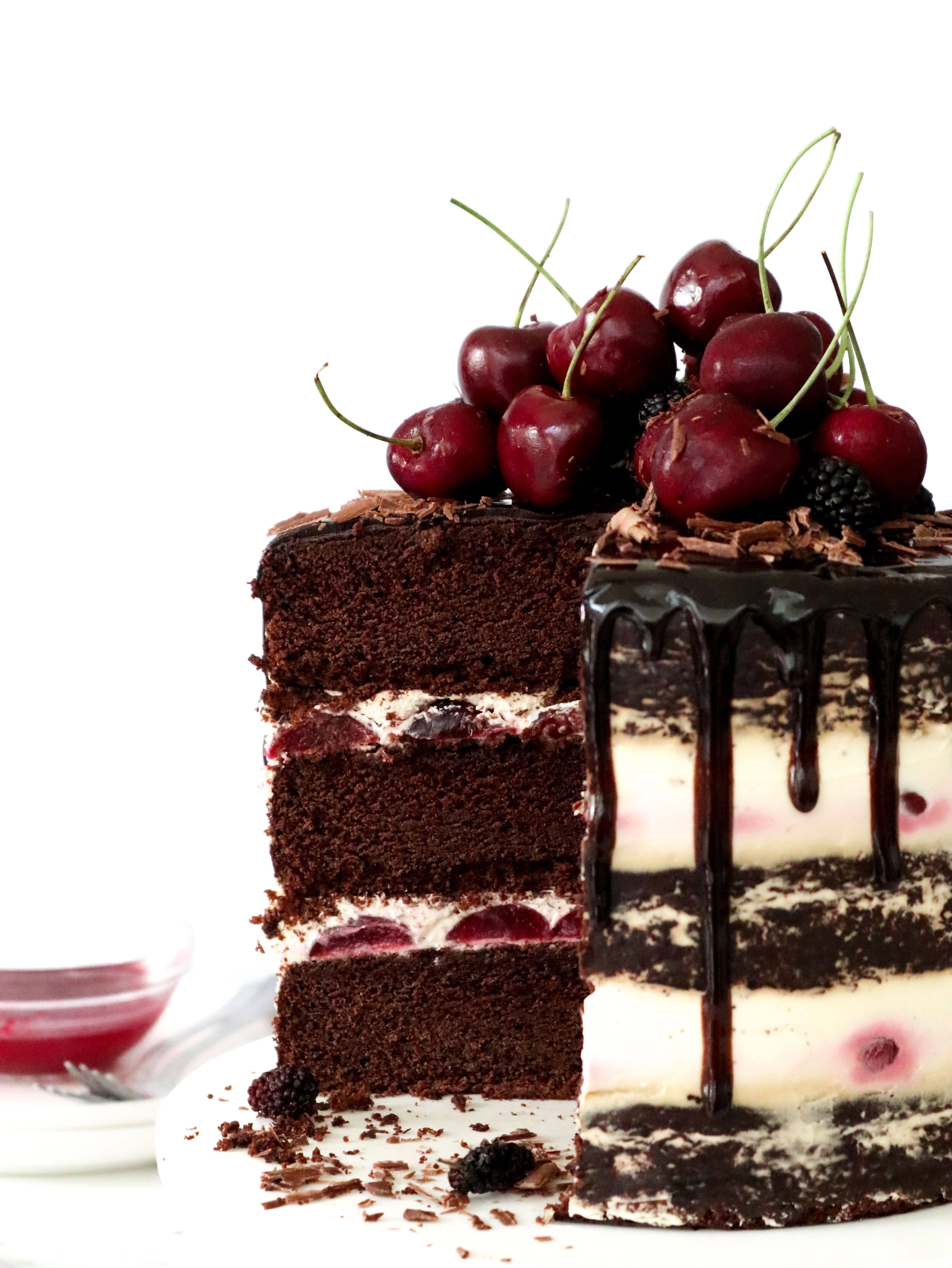 Black Forest Layer Cake Recipe The Feedfeed