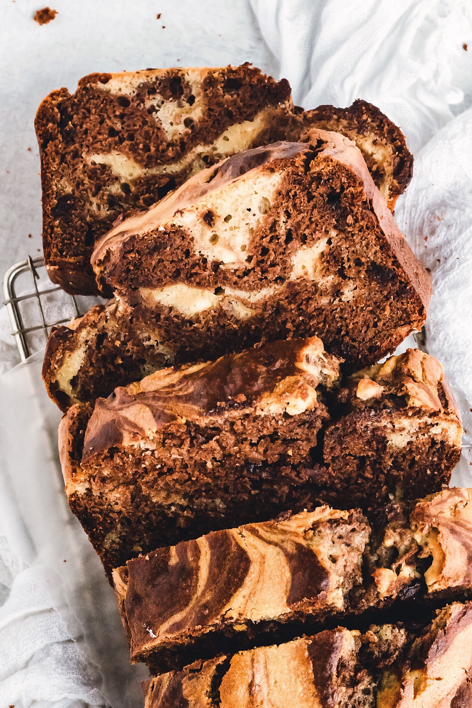 Tahini Swirled Double Chocolate Banana Bread Recipe By Megan Neveu The Feedfeed