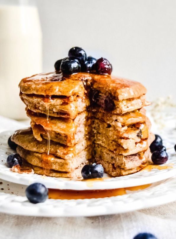 Banana Blueberry Pancakes Recipe | The Feedfeed