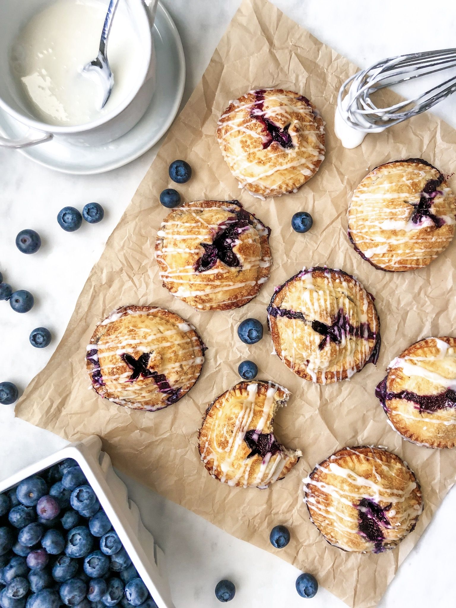 Blueberry Hand Pies Recipe The Feedfeed 