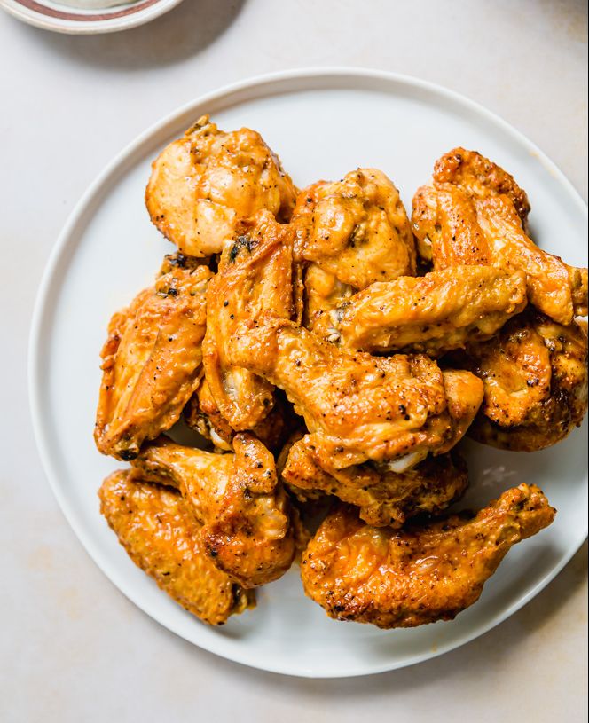 Buffalo-Style Crispy Baked Chicken Wings Recipe | The Feedfeed