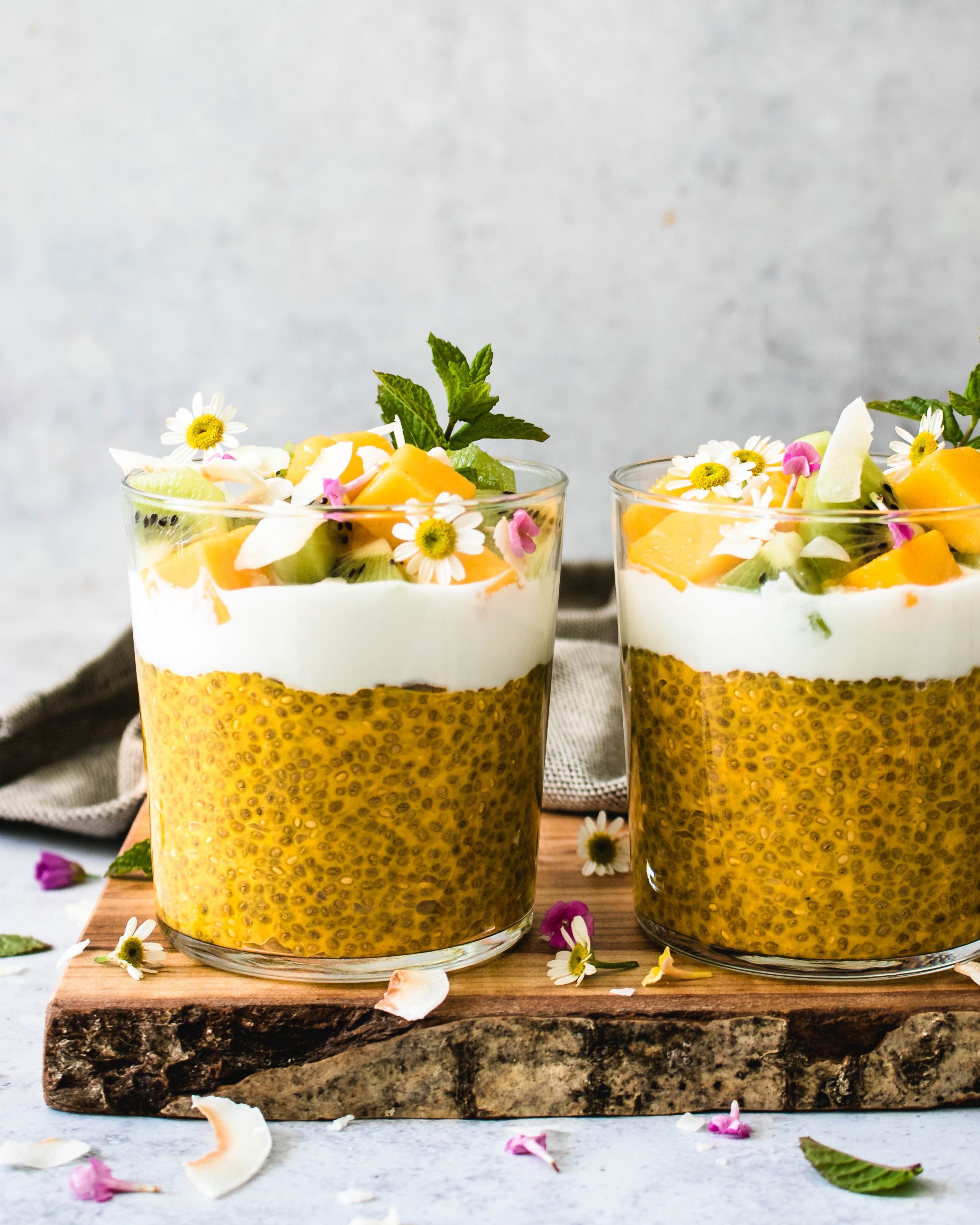 Mango Turmeric And Coconut Chia Pudding Recipe By Helena The Feedfeed