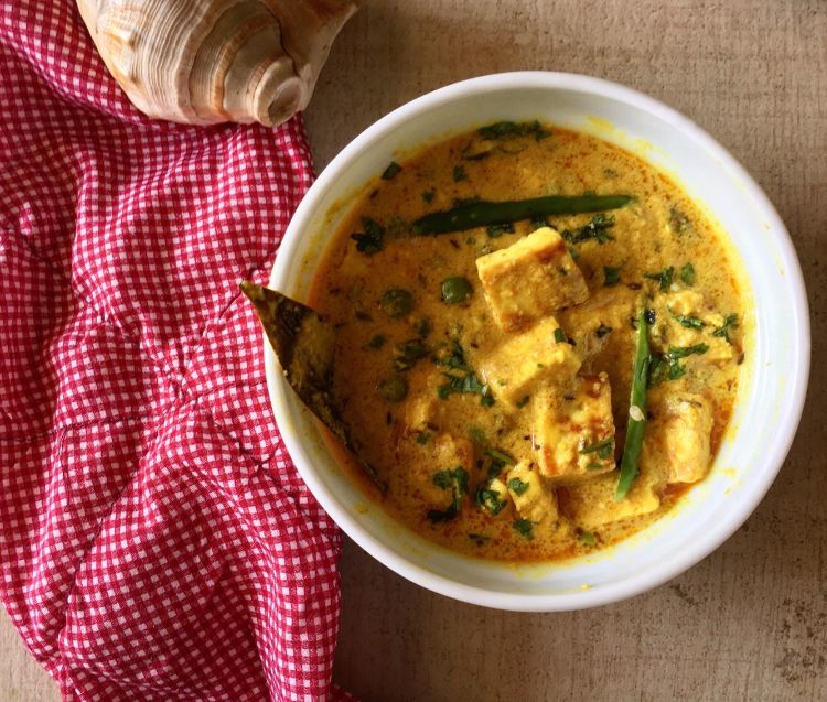 Cottage Cheese Green Pea Curry Recipe The Feedfeed