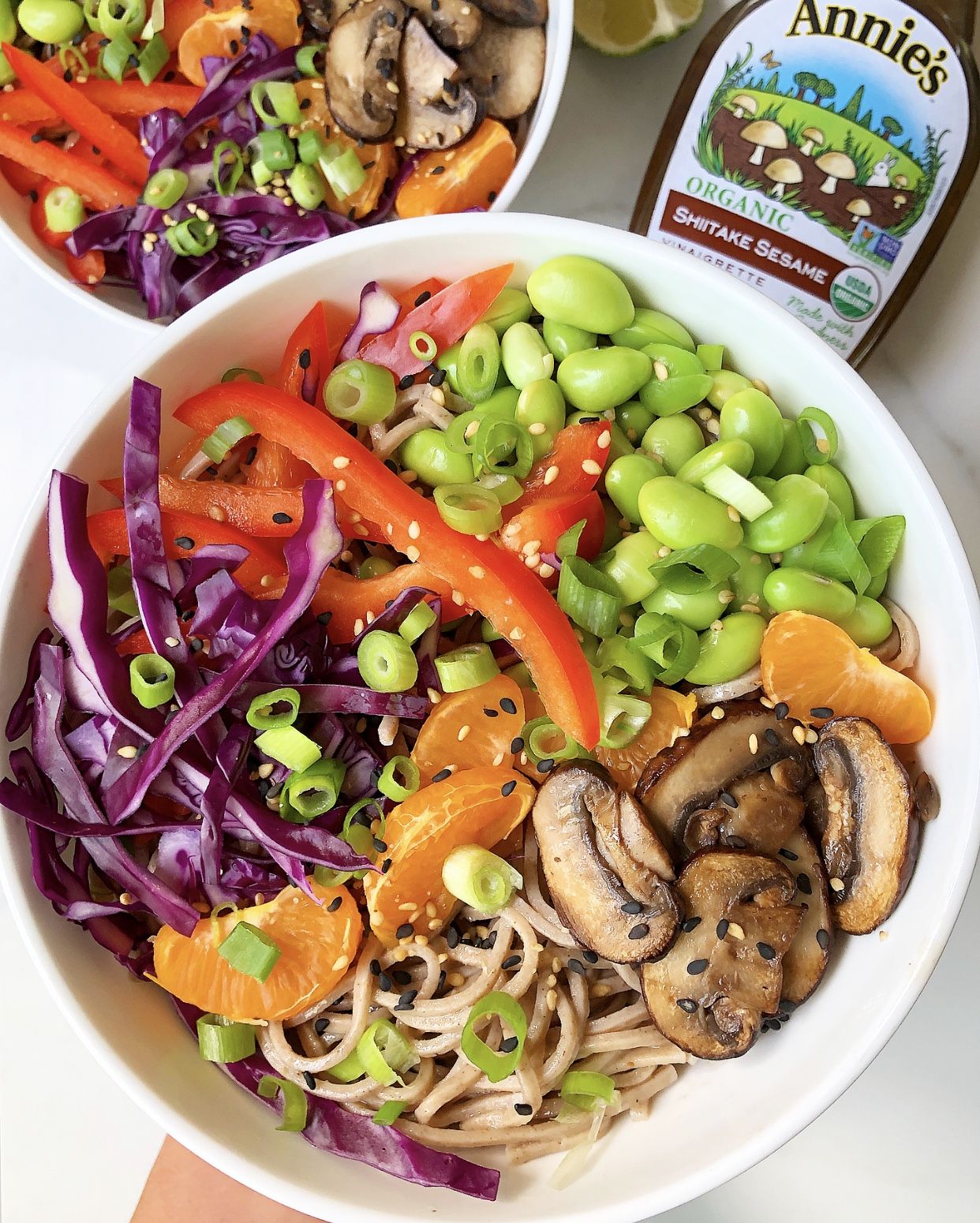 Shiitake Sesame Soba Noodle Bowl Recipe The Feedfeed