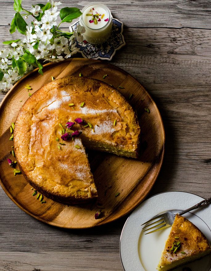 Rose and Saffron Olive Oil Cake Recipe The Feedfeed