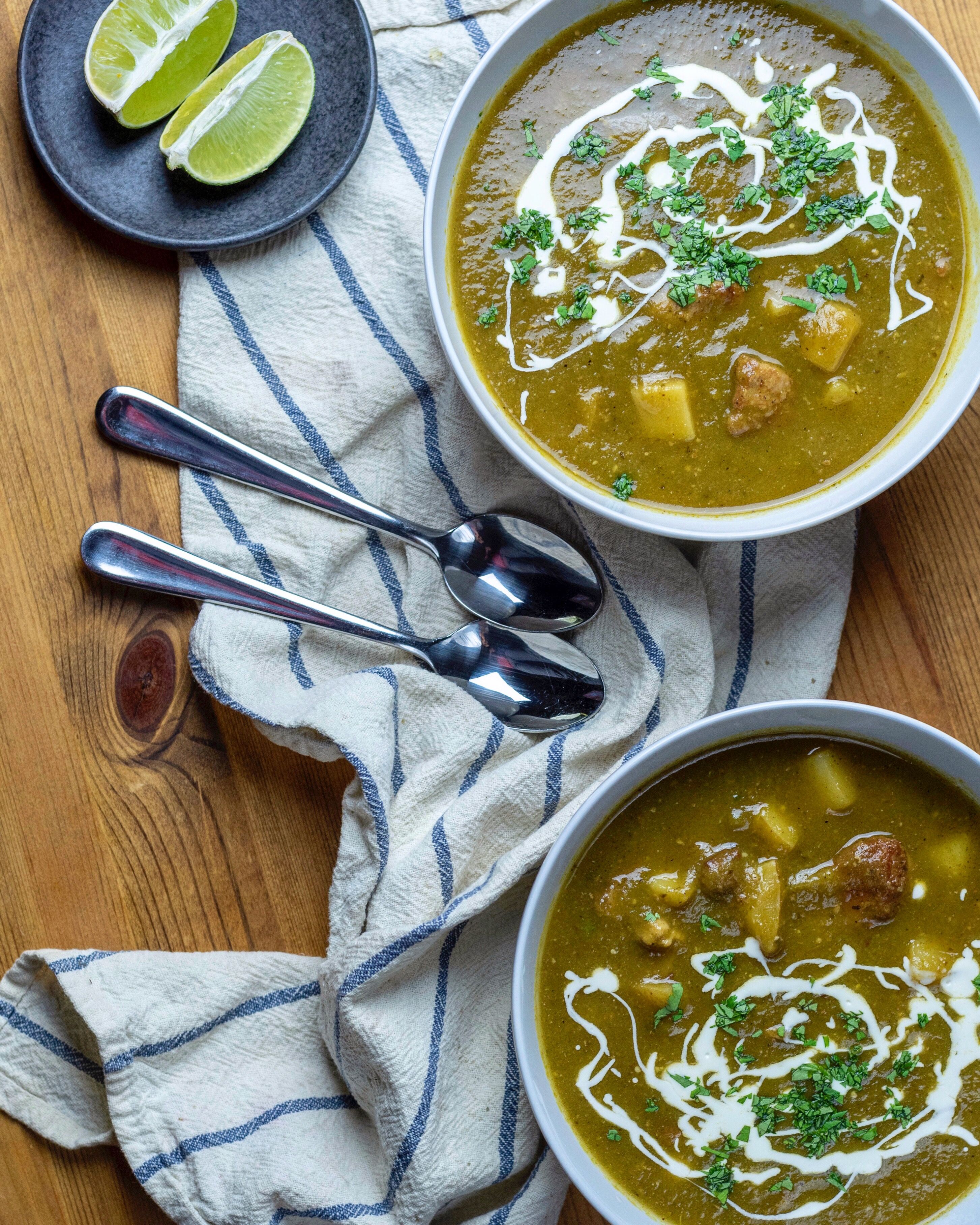 Spicy Hatch Green Chile Stew Recipe The Feedfeed