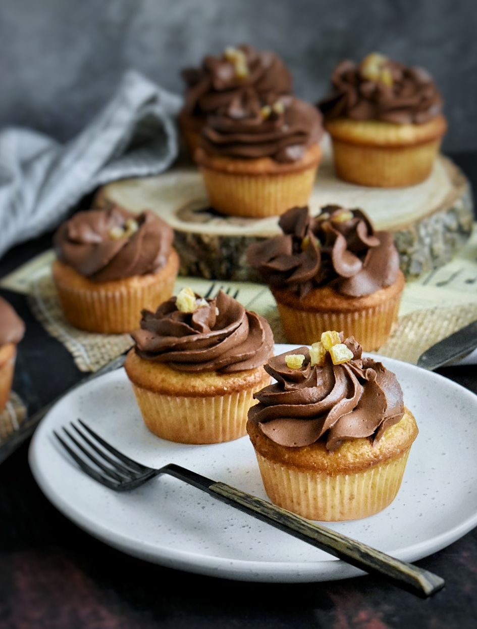 Vanilla Cupcakes with Chocolate Ganache Frosting Recipe | The Feedfeed