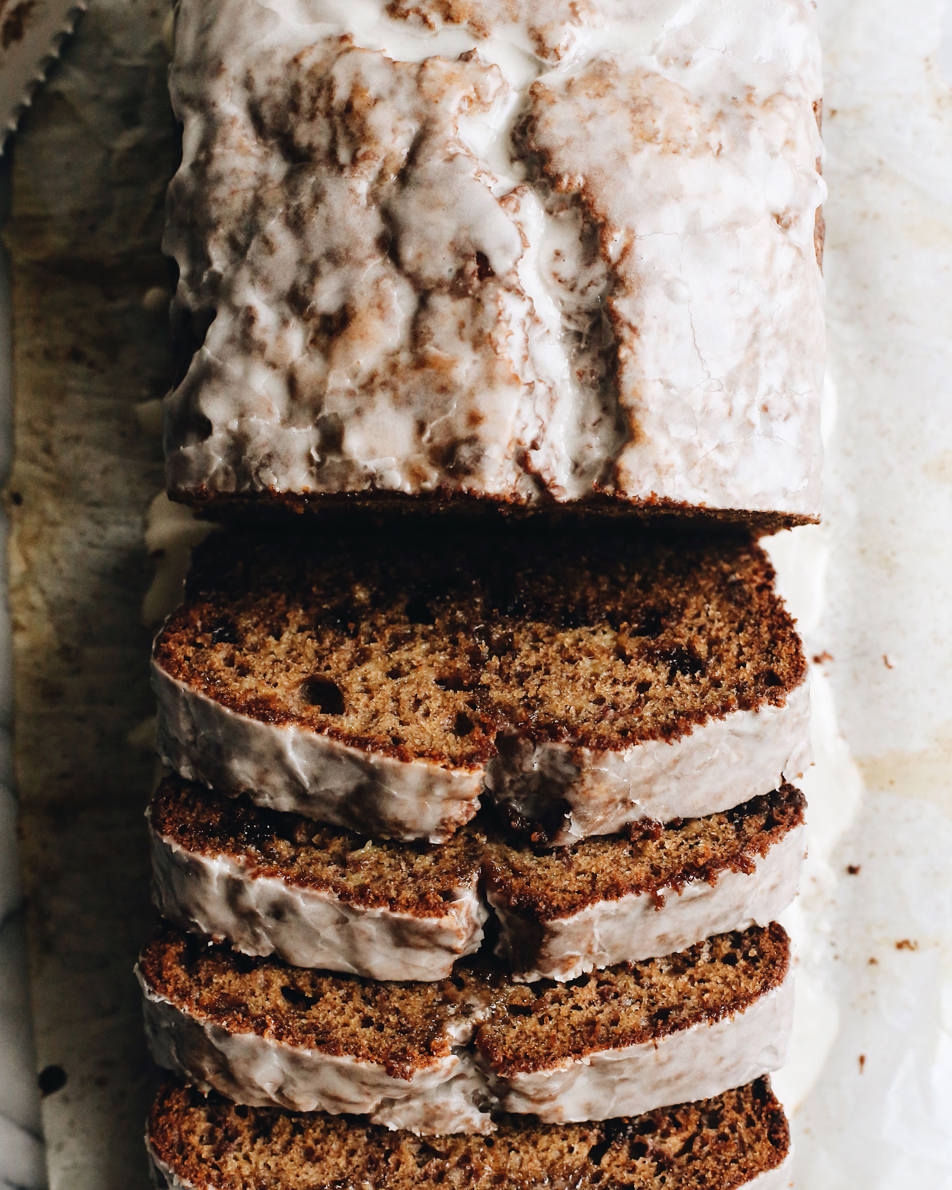 Maple Glazed Espresso Banana Bread Recipe The Feedfeed