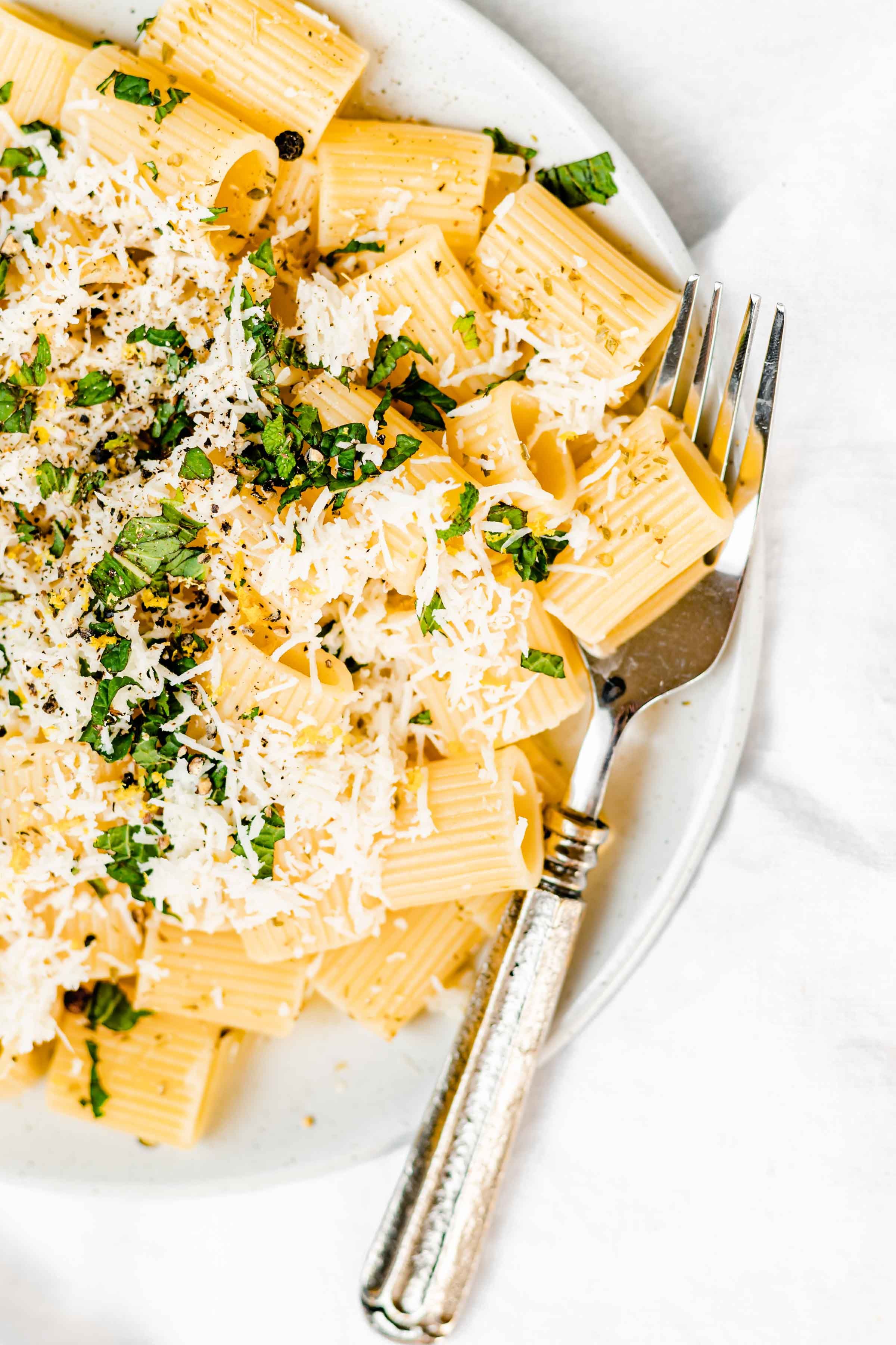 Lemon, Mint, and Halloumi Pasta The Feedfeed