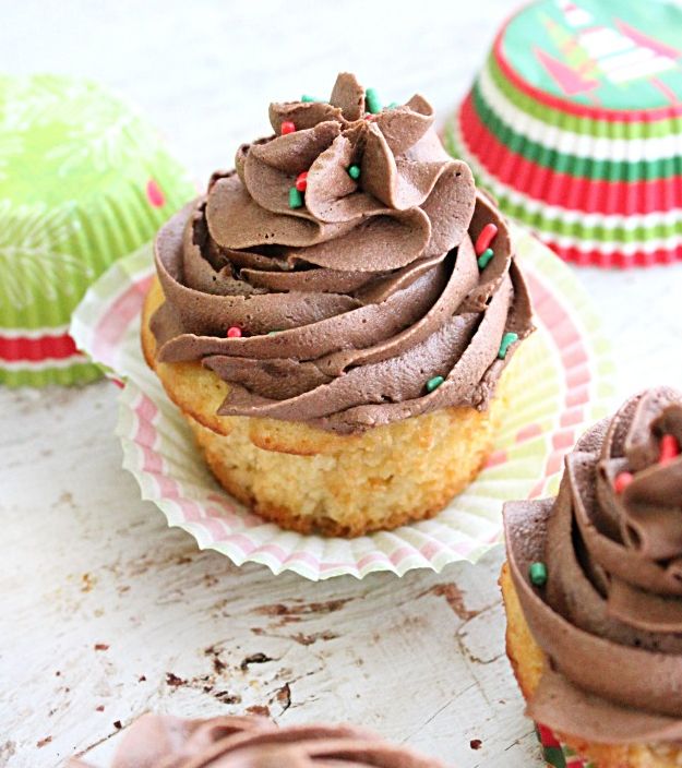 Eggnog Cupcakes with Chocolate Rum Buttercream Recipe The Feedfeed