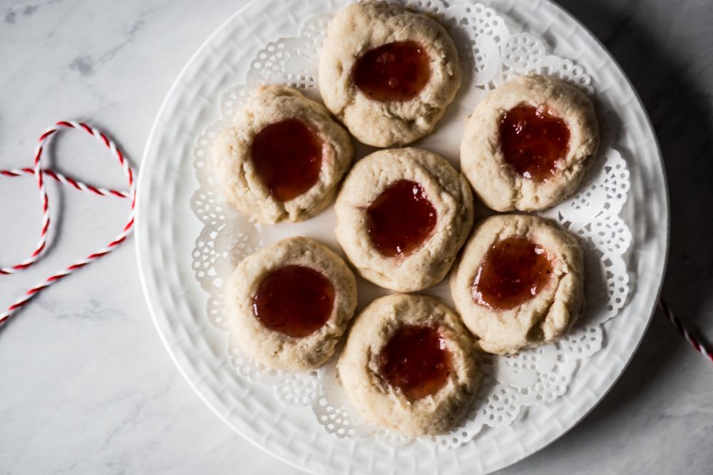 JamFilled Thumbprint Cookies Recipe The Feedfeed