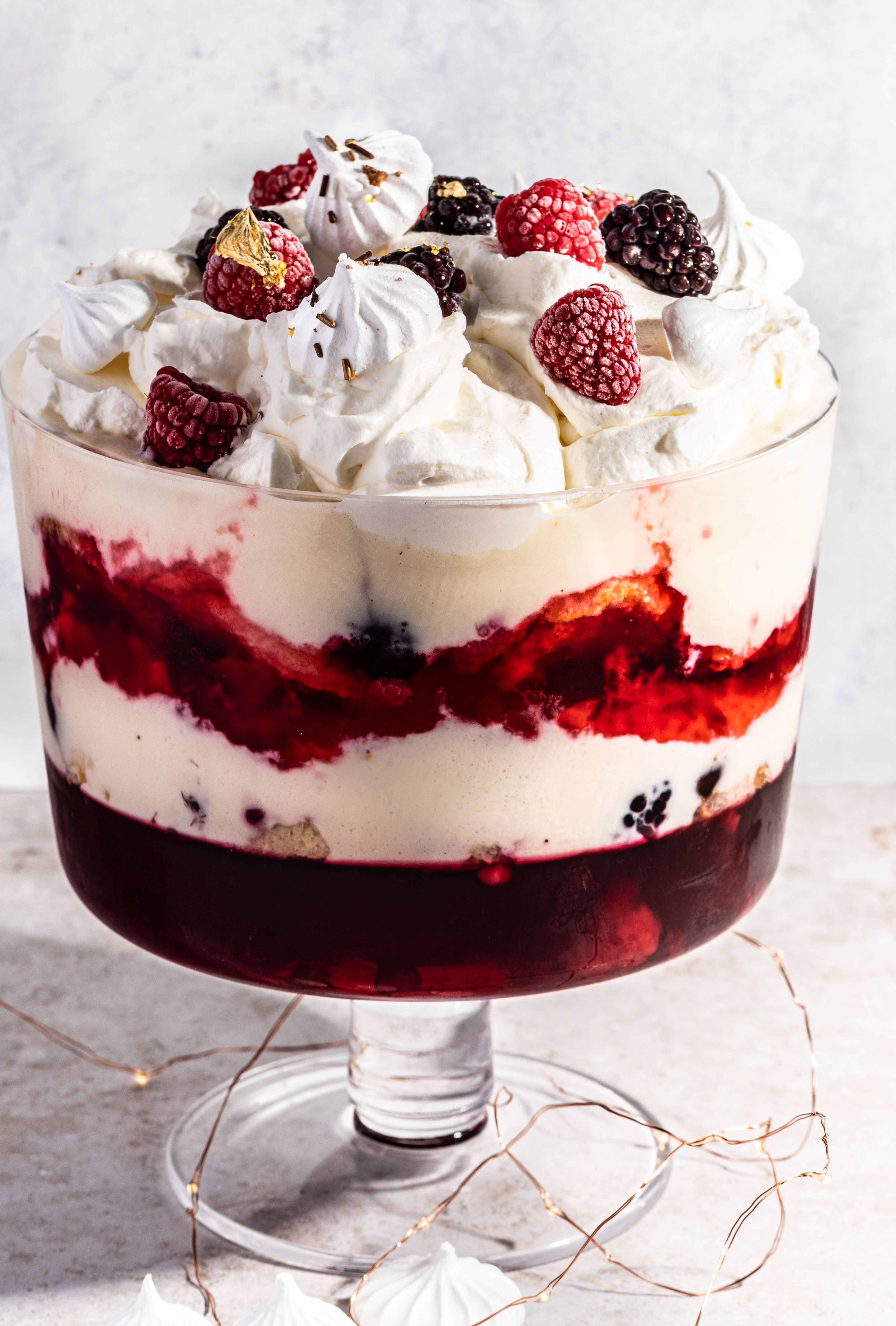 Red, White & Blue Berry Trifle