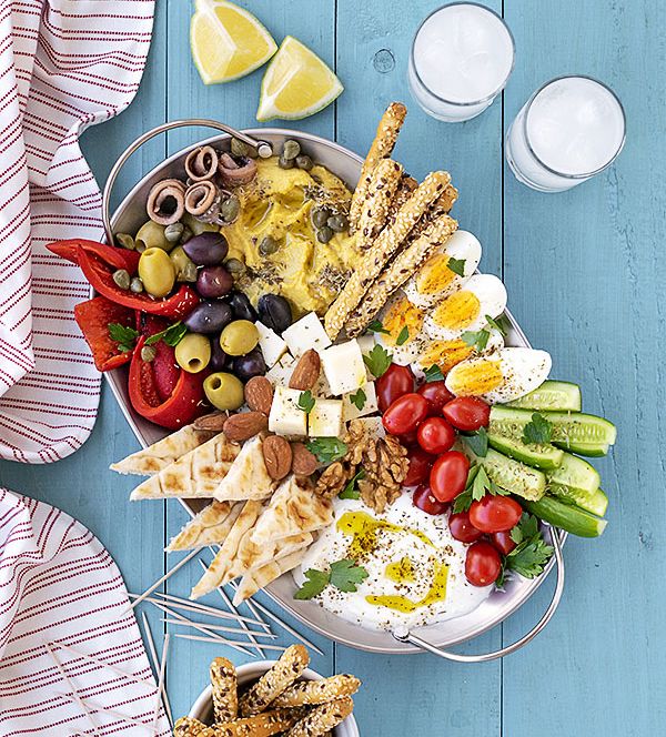 Greek Meze Platter Recipe The Feedfeed 