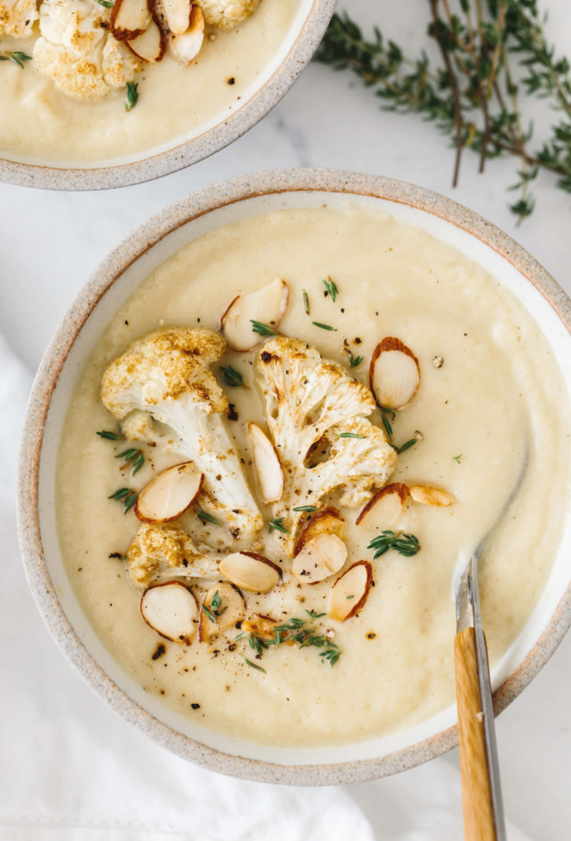 Roasted Cauliflower Soup Recipe The Feedfeed