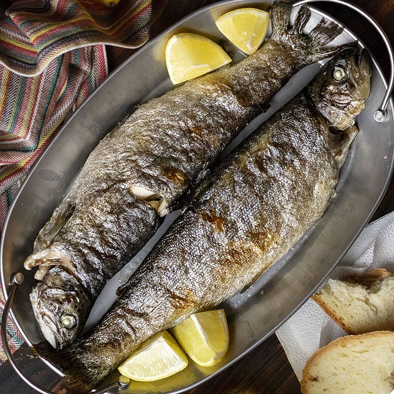 Broiled Rainbow Trout Recipe The Feedfeed