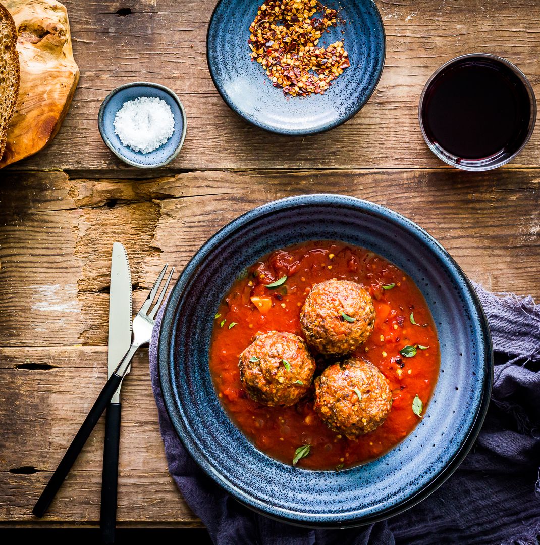 Meatballs in San Marzano Tomato Sauce Recipe | The Feedfeed