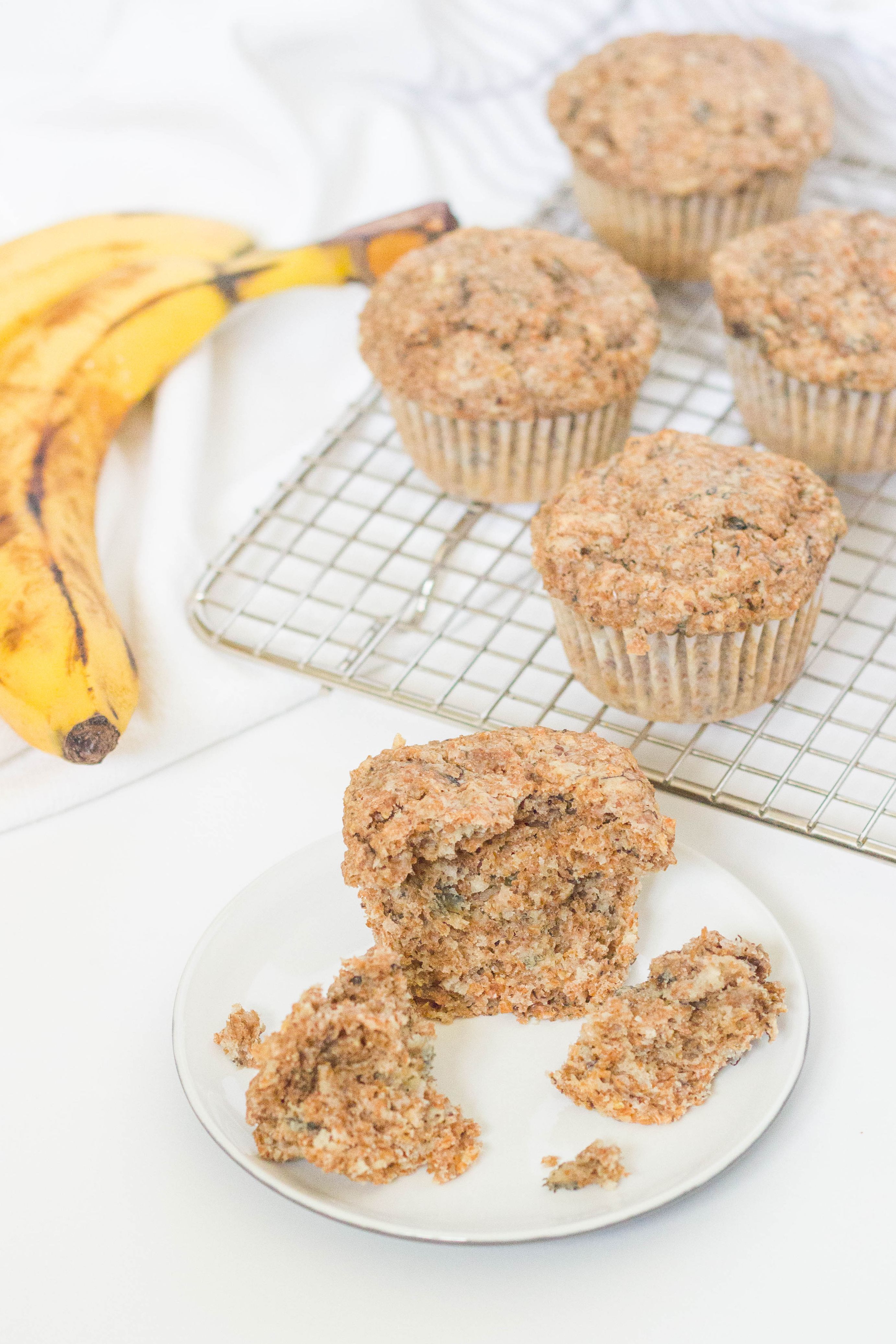 Sourdough Banana Bran Muffins By Thewholesomekitchenblog Quick Easy