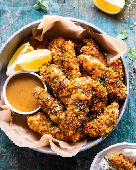 Baked Crunchy Hot Honey Chicken. - Half Baked Harvest