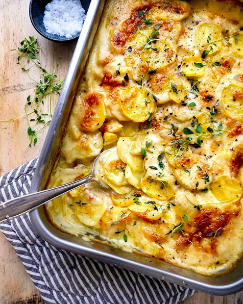 Garlic Scalloped Potatoes The Feedfeed