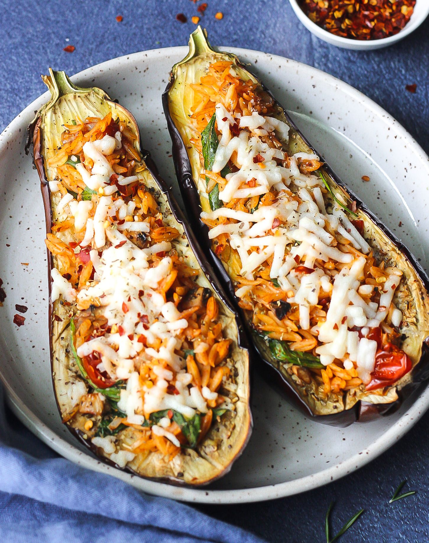 Stuffed Eggplant with Orzo Pasta Recipe The Feedfeed