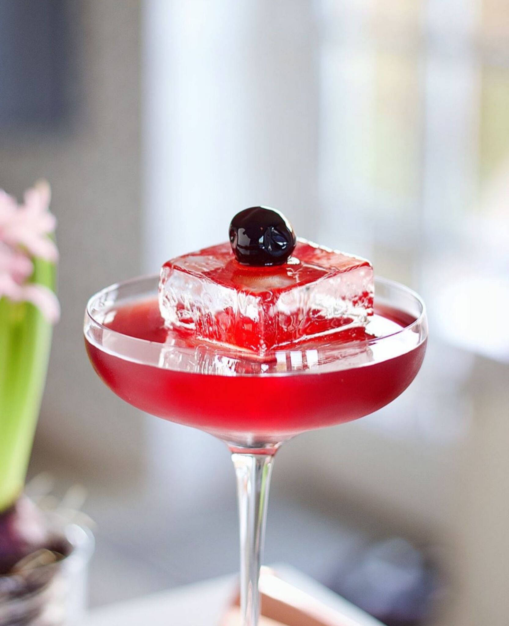 red cocktail cherry